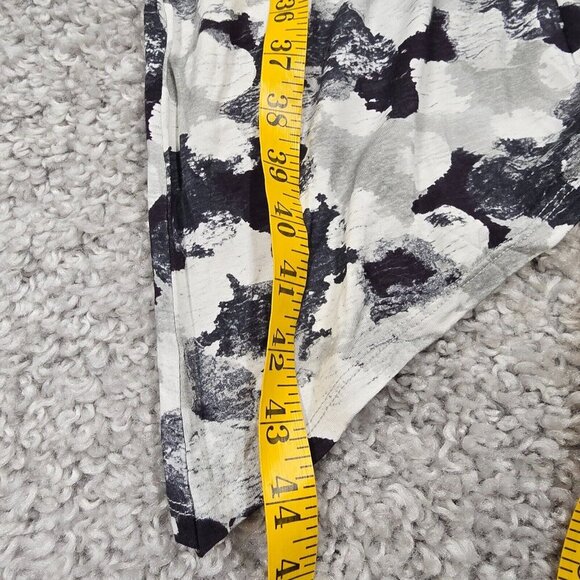 Liv by Habitat‎ Tank Dress Small Cowl Neck Artsy Stretch Asymmetrical Hem Gray - Picture 12 of 13